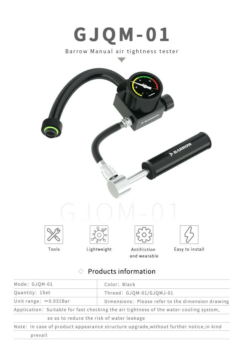 Barrow Manual air Tightness Tester - Image 4